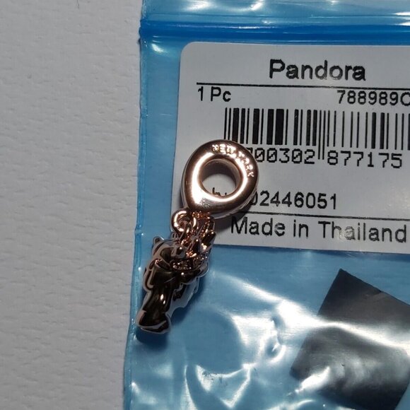 Pandora *RETIRED* Rose ™ Statue of Liberty Dangle Travel Charm w/cz's 788989C01 - Picture 12 of 14